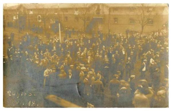 Ruhleben gathering November 3rd 1918